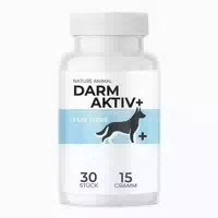 Nature Animal Darm Aktiv | Futterzusatzmittel für Hunde bei Magen & Darm Beschwerden 30 st