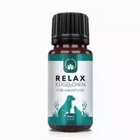 Saint Nutrition Relax Kügelchen | Beruhigung für Haustiere in Unruhigen Phasen 10 g