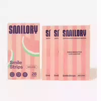 Smilory Whitening Strips Zahnaufhellungsstreifen Kokos