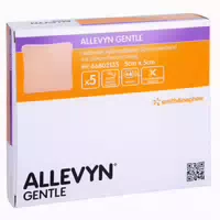 Allevyn Gentle 5x5 cm Schaumverb 5 st Verband
