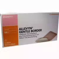 Allevyn Gentle Border 10x20 Cm Schaumverb 5 St Verband
