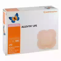 Allevyn Life 12,9x12,9 Cm Silikonschaumv 10 St