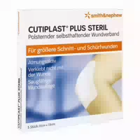 Cutiplast Plus Steril 7,8x10 Cm Verband 5 St Verband
