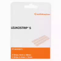 Leukostrip S Wundnahtstreifen 4 Strips 4 mm X 38 mm und 3