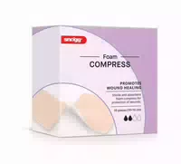 Snögg Superabsorbent Compress für Pferde, Hunde, Katzen, 10 X 10 cm