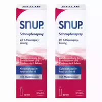 Snup Schnupfenspray 0,1% Nasenspray mit Meerwasser und Xylometaz