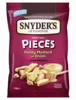 Snyders Pretzel Piezes Honey Mustard And Onion