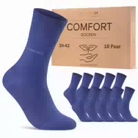 Diabetiker Socken Mit Komfortbund Und Ohne Naht Aus 97% Baumwolle Für Damen Und Herren