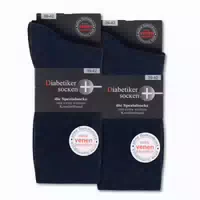 Diabetiker Socken ohne Gummi & ohne Naht aus 97% Baumwolle für Damen und Herren