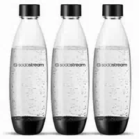 Sodastream Fuse 3x 1l Flaschen Black White