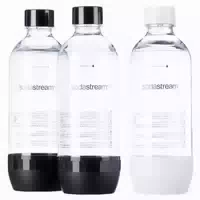 Sodastream Pet Flaschen Set Standard 3x 1l Weiss Schwarz