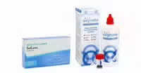 Soflens 59 6 Linsen Oxynate Peroxide 380 ml mit Behälter