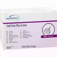 Soft Fine Plus 0,25x6 mm 31g Kanüle