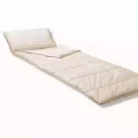 Softsan Allergiker Schlafsack Bio Baumwolle mit Integriertem Milbenschutz Encasing, 80 X 224 cm