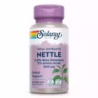 Solaray Brennnesselwurzel Kapseln 300 mg Extrakt, für Prostata und Harnwege, Vegan, Gentechnikfrei