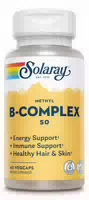 Solaray Methyl B Komplex, 60 Kapseln Aktive 8 B Vitamine Vegan Hochdosiert Energie Nerven Coenzym