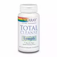 Solaray Total Cleanse Lymphe Kapseln, Pflanzlicher Kräuterkomplex, mit Rotklee & Rosskastanie, Vegan