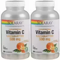 Solaray Vitamin C Kautabletten 500 mg Orange