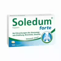 Soledum Forte Kapseln bei Erkältung, Bronchitis & Sinusitis