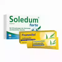 Soledum Kapseln Forte Und Pinimenthol Erkältungssalbe