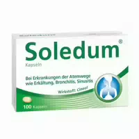 Soledum Kapseln N2 – bei Erkrankungen der Atemwege, mit Cineol