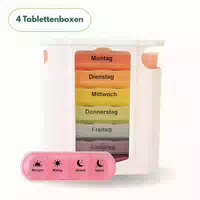 Frohbach 7 Tage Tablettenbox Pastell Edition 4 st