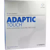 Adaptic Touch 12,7x15 cm Nichthaft Sil Wundauflage 10 st Wundgaze