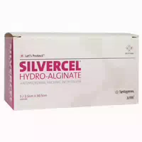 Silvercel Hydroalginat Tamponade 2,5x30,5 Cm 5 St Tamponaden