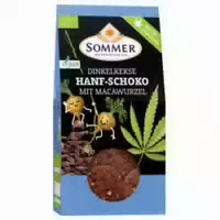 Hanf Schoko Dinkelkekse mit Macawurzel