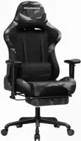 Gamingstuhl mit Kippfunktion und Fußstütze Camouflage Print