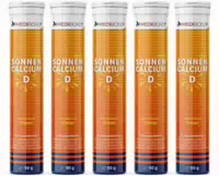 Sonnencalcium D Medibond Brausetabletten 5 X 20 Stück