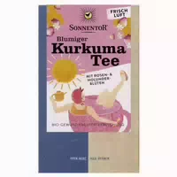 Sonnentor Blumiger Kurkuma Gewürz Kräutertee Bio 18 St