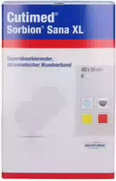 Sorbion Cutimed Sana Wundauflage 12x12 cm 12 st Pflaster