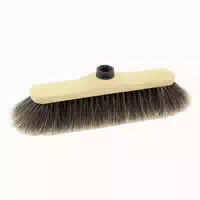 Sorex Zimmerbesen Holz mit Eurogewinde Roßhaar Hell Lackiert 28cm 1 st