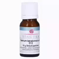 Natrium Tetraboracicum D 12 Globuli 10 g