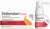 Sparset Dobendan Direkt Zuckerfrei Flurbiprofen 24 Lutschtabl Dobendan Direkt Flurbiprofen 15 ml Spray