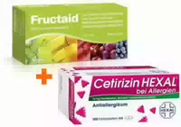 Sparset Fructaid 60 Kapseln Cetirizin Hexal 100 Filmtabletten
