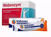 Sparset Voltaren Forte 150 g Wobenzym 200 Stück