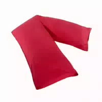 Speltex Kissenbezug für Seitenschläferkissen aus Bio Baumwolle, Renforcé, 150 X 35 cm