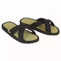 Zimtlatschen Baumwolle Gr 39 40 Schwarz 1 St