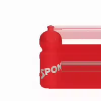 Bidon 500ml Rot Silber