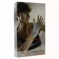 Manudyn Handgelenkband Li Gr M Schw Col