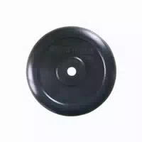 Sport Thieme Hantelscheibe Wettkampf, Gummiert, 50 mm