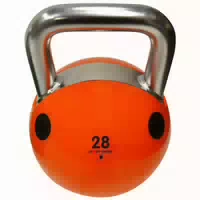 Sport Thieme Kettlebell Hammerschlag, Lackiert, Grau