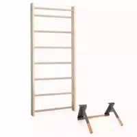 Sport Thieme Sprossenwand mit Klimmzug Dip Stange