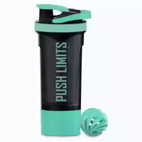 Sportmixer Shaker 720ml mit Sieb Spiralkugel Aufbewahrungsbo 1 st