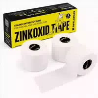 Sporttapezinkoxid Sporttapeweiß 2,5 cm X 10 m 3 st