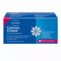 Cetirizin Stada 10 Mg 100 St Filmtabletten