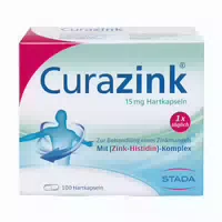 Curazink 15 Mg Hartkaspeln 100 St