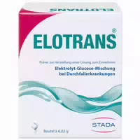 Elotrans Elektrolyt Und Flüssigkeitszufuhr Bei Durchfallbedingten Salz Und Wasserverlusten